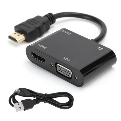 CONVERTISSEUR HDMI TO HDMI+VGA _ RS-HDHDVGA(2)